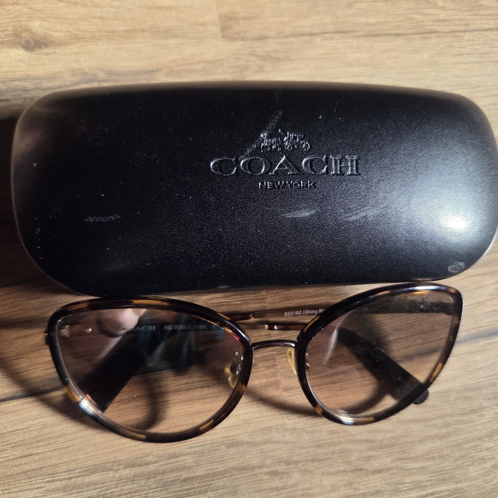 Coach Sunglasses HC7093 93318Z 56.18 140 2N Shiny Rose Gold